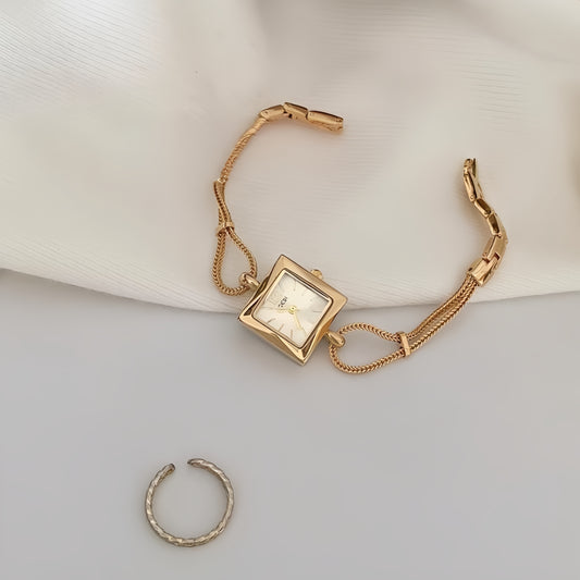 Bracelet-style Sugar Cube Watch