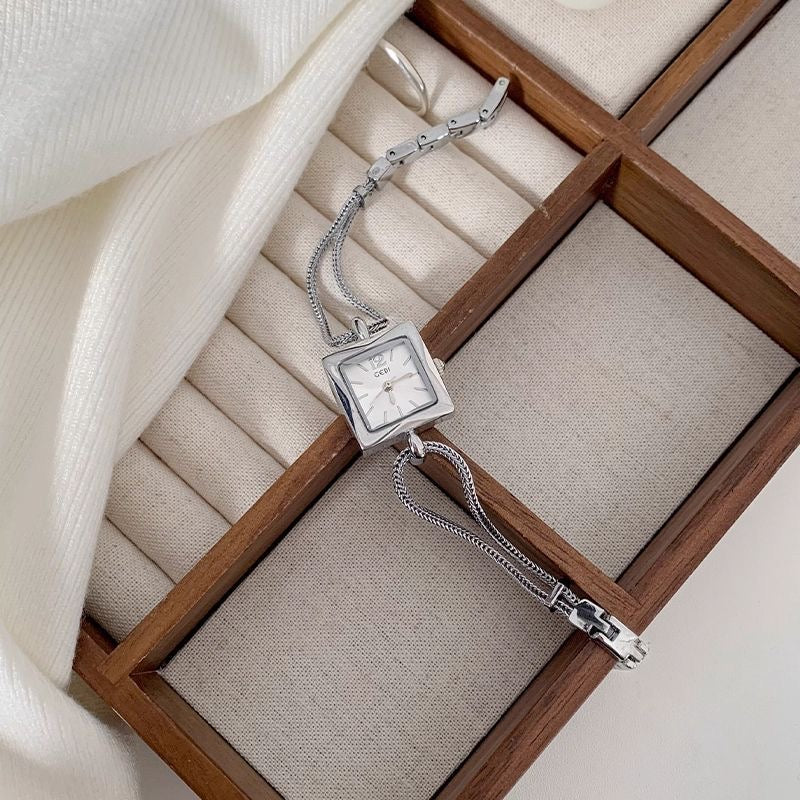 Bracelet-style Sugar Cube Watch