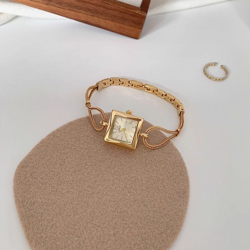 Bracelet-style Sugar Cube Watch