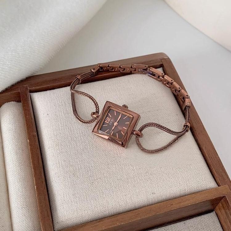 Bracelet-style Sugar Cube Watch